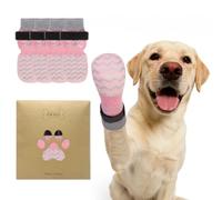 Dog Socks Shoes for Hot Pavement to Prevent Licking Paws, Summer Anti Slip Pet Booties with Grip Traction Control for Hardwood Floors, Grippy Boots & Paw Protectors for Small Medium Large Senior Dogs