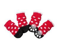 Dog Socks Teddy Three Doll Scratch Dirty Socks Four Sets Of Dog Shoes Pet Pet Clothes for Small Dogs (F, M)