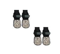 Dog Socks to Stop Licking and Anti Slip, 4 pieces per set Dog Paw Protectors with Adjustable Strap, Walking Boots for Injured Paws, Senior Dogs for Indoor Outdoor Hardwood Floor Walking (M)