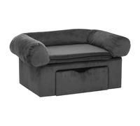 Dog Sofa with Drawer Plush Pet Supplies Dog Couch Sofa Multi Colours vidaXL