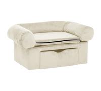 Dog Sofa with Drawer Plush Pet Supplies Dog Couch Sofa Multi Colours vidaXL