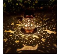 Dog Solar Lanterns Outdoor Waterproof Hanging Solar Lights Dog Gifts for Women Men Metal Decorative LED Lanterns for Yard, Patio, Lawn, Tabletop, Pathway, Landscape, Garden Decor, Dog Lovers Gifts