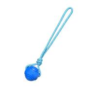 Dog Soldiers Puppy Toys Interactive Dog Toys Tug Toy 2 Toy Interactive Training on Rope Rubber Rope Rubber Chewing Puppy Chew (Blue, 35. 5x8cm)