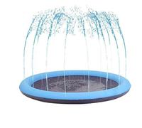 Dog Sprinkler, Dogs Paddling Pool, Splash Pad, Foldable Pools For Cats, Pet, Baby Entertainment Water Toy, Fun Summer Backyard Fountain Play Mat