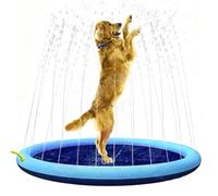Dog Sprinkler Pad 67x67inch Non-Slip Foldable
