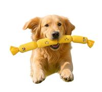 Dog Squeak Chew Toys Soft Squeaky Cute Sausage Shaped