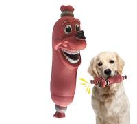 Dog Squeak Toy - Teeth Cleaning Gum Massager, Durable Interactive Training Reward, Heavy Duty Chew Seeking for Puppies and Adult Dogs | E