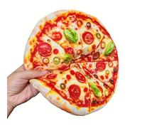 Dog Squeak Toys - Plush Pizza Dog Toy, Interactive Chew Toys