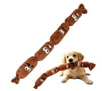 Dog Squeak Toys Realistic Sausage Shape Squeaky Interactive Soft Player