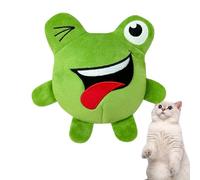 Dog Squeaky Ball, Plush Dog Teether Ball, Animal Shape Cartoon Double Layer Tear Resistant Teeth Cleaning Game For Aggressive Chewers