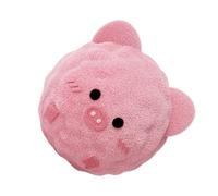 Dog Squeaky Ball, Plush Fetch Toys, Animal Plaything with Built in Sound, Soft Puppy Sphere with Bite Resistant Stitching, Interactive Pet Accessory, for Outdoor Garden Park Training