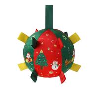 Dog Squeaky Balls, Christmas Dog Toy, 5.91x5x91x5.91 Inches, Compact Enrichment Play Soft Yet Tough Texture Interactive, Chew Ball for Training, Indoor, Outdoor and Games