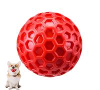 Dog Squeaky Balls, Rubber Spiky PET Balls, Dog Teeth Cleaning Toy, 6.5cm Engaging Squeaky Sound Rubber Design Interactive Playtime Easy to Clean for Boredom