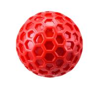 Dog Squeaky Balls, Rubber Spiky PET Balls, Dog Teeth Cleaning Toy, 6.5cm Engaging Squeaky Sound Rubber Design Interactive Playtime Easy to Clean for Boredom