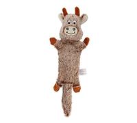 Dog Squeaky Plush Toy | Bite Strong & Filling Removed | Cute Animal Shape for Small/Medium Dogs | Squeaky Sound Relieves Boredom (Cow)