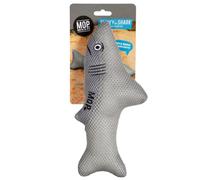 Dog Squeaky Toy Grey Mesh Fabric 27cm by Ministry of Pets