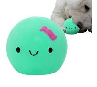 Dog Squeaky Toy, Latex Bouncy Egg Balls | Soft Animal Squeaker | Rubber Sound Toys For Puppy Small | Interactive Squeaky Fetch Four-color Ball For Outdoor, Park Puppies