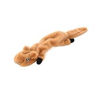 Dog Squeaky Toy No Stuffing Crinkle Animals Plush Toys Puppy Biting Hunting Fetching Chewing Play Toys for Small, Medium and Large Dog Crinkle It Large Tennis Balls (Coffee, One Size)