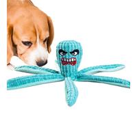 Dog Squeaky Toy | Plush Octopus Squeaky Toy | Chew Animal for Medium Large Breed, Funny Interactive Mental Stimulation Teething Pet Supplies