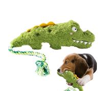 Dog Squeaky Toy, Soft Dog Toy with Squeaky Function - Funny Stuffing Toy for Enrichment for Poodle Bulldog Elderly Dogs Indoor Outdoor Activities Home Garden Travel Camping F