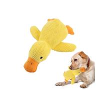Dog Squeaky Toys - Cute Plush Duck Puppy Chew Construction, Interactive Sound Entertainment Comfort Aid, Small Breed Teething Relief Toy For Snuggle Time Play | Indoor Training Bonding Activity