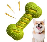 Dog Squeaky Toys - Dog Toy Bone | Keep Pet Busy, Soothing Entertaining Game for Teething Chewing Interactive Play Training Reward Boredom