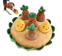 Dog Squeaky Toys - Interactive Squeaky Dog Toys Potato Farm Snuffle Pad,Nosework Feed Games, Potato Patch Dog Snuffle Toy for Mental Stimulation and Brain Training