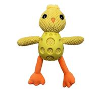 Dog Squeaky Toys, Plush Chick Companion, Chew Animal Toy | Soft Durable Toy with Built-in Squeak Feature, Ideal Puppy Teething Solution for Medium Large Dogs and Interactive Pet Entertainment