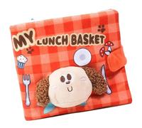 Dog Squeaky Toys, Puppy Puzzle Book, Dog Squeaker Interactive Pet Toys, Portable And Lightweight, Bright Fun Colors, 20x20x4cm/7.87x7.87x1.57, For Puppies And Pets