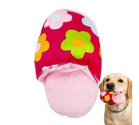 Dog Squeaky Toys- Stops Puppy Boredom Issue, 10x15cm Slipper Shape Chewing Game, Interactive Teeth Cleaning Plaything, Safe PP Cotton Stuffed Pet Item | Animal Sound Maker For Hounds & Pets