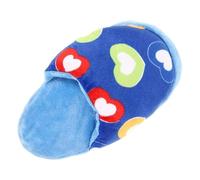 Dog Squeaky Toys- Stops Puppy Boredom Issue, 10x15cm Slipper Shape Chewing Game, Interactive Teeth Cleaning Plaything, Safe PP Cotton Stuffed Pet Item | Animal Sound Maker For Hounds & Pets