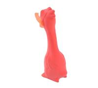 Dog Squeeze Squeaky Chicken Toy Fun Bite Resistant Toy for Small Medium Large Dogs Promoting Health (Red)