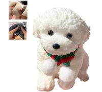 Dog Squeeze Toys, Dog Shaped Squishy, Cute Soft Squishy Dog Squishy Quiet Fidget Toys, Handmade Squishies Dog Squeeze Toys,Squishy Dog Squishy Quiet Fidget Toys(White)