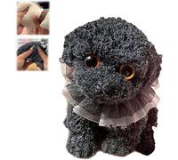 Dog Squeeze Toys, Dog Shaped Squishy, Cute Soft Squishy Dog Squishy Quiet Fidget Toys, Handmade Squishies Dog Squeeze Toys,Squishy Dog Squishy Quiet Fidget Toys(Black)