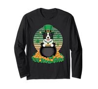 Dog St. Patrick's Day Border Collie Long Sleeve T-Shirt