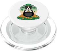 Dog St. Patrick's Day Border Collie PopSockets PopGrip for MagSafe