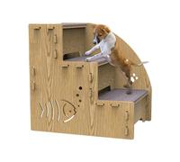 Dog Stairs, Dog Stairs and Steps, Pet Stairs, Pet Ramp for Sofa, Wooden Kitten Stairs for Tall Sofa, Balanced Indoor Ramp