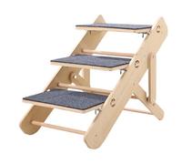 Dog Stairs | Folding 3 Steps for Pets | Ideal for Small Dogs, to climb on the sofa, bed, armchair or sofa in the living room, bedroom and living room
