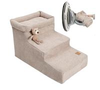 Dog Stairs for Couch, Sofa, Non-Slip Puppy Stairs, Cat Stairs for Sofa, for Pet Owners with Home, Office, Apartment, Bed, Car, Everyday Recovery Phase, Bedroom, Living Room