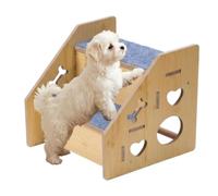 Dog Stairs for Small Dogs Non-Slip Wooden Ladder