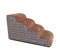 Dog Stairs Pet Ramp Steps for Bed Sofa 4 Tiers Training Removable Washable Sponge Home Must-Have