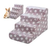 Dog Stairs - Suitable Kitten Sofa Ladder Set | Washable Non-Slip Cat Ramp Set, Dog Step Loader Kit, For Vehicles, Beds, Windowsills, Studies, Bedroom, Living Room, Sofa, Kitten