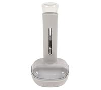 Dog Standing Water Dispenser Bowl Automatic Adjustable Height Pet Drinking Feeder with Anti Slip Base for Dogs Cats Large Breed PP ABS Material 680ml Capacity