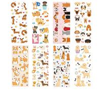 Dog Stationery Ballpoint Pens Gifts - 24 Pcs Dog Stationery Bulk Black Ink Smooth Fine Point Writing Pen Cute Gifts Retractable Supplies for School Office Graduation Birthday Teacher Students