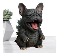 Dog Statue,Bookshelf Puppy Statue | Small Animal Resin Figurine for Home Workplace TV Cabinet Desktop Fireplace Ornament