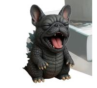 Dog Statue - Dog Animal Statue Desktop Decoration - Small Resin Animal for TV Cabinet Bookshelf Fireplace Workplace Home Desktop Decoration