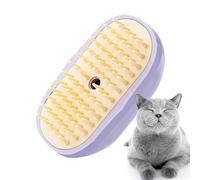 Dog Steamy Brush,Pet Hair Removal Spray Comb - Rechargeable Steamy Cleaning Brush for Cats,for Indoor Outdoor Small Medium Large Kitten Puppy Bunny