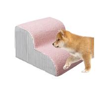 Dog Steps for Bed | Large Pet Stairs for High Beds - Ramp for Vehicles and Sofa for SUV Armchairs Indoor Outdoor Use Living Room Bedroom Home