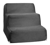 Dog Steps for Bed Sofa, 3 Steps Puppy Stairs Pet Step for Small Dogs and Cats, 34x40x30cm Non-Slip Pet Stairs with Removable Cover Multifunctional Dog Ramp for Dogs to Get On The Bed