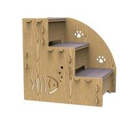 dog steps for small dogs high stairs for dog bed wooden pet stairs 3 step for bed indoor balanced dog ramp non slip dog ramps for m